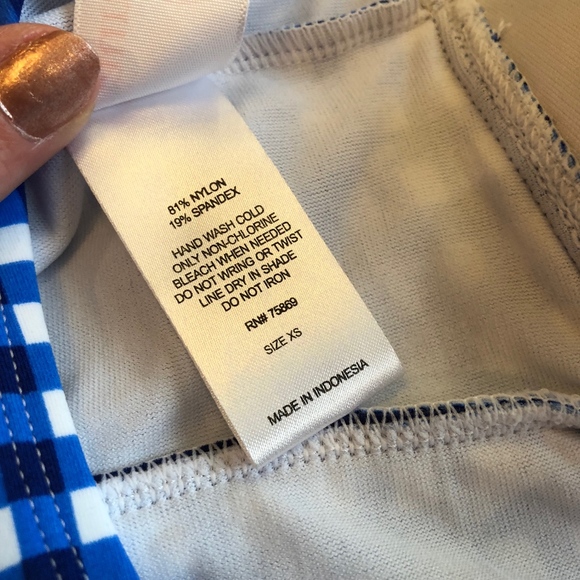 NEW! Lauren James strapless swimsuit; size XS - Picture 4 of 4